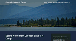 Desktop Screenshot of cascadelake4hcamp.com